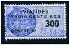 timbre viandes 300k bleu noir
