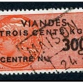 timbre viandes 300k rouge noir