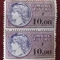 timbres fiscal 10francs 446 002