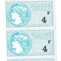 timbres fiscal 4francs 538 001