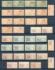 timbres fiscaux diverses valeurs franc