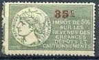 timbres fiscaux diverses valeurs franc 035a