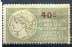 timbres fiscaux diverses valeurs franc 040b