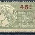 timbres fiscaux diverses valeurs franc 045a
