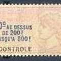 timbres fiscaux diverses valeurs franc 080a