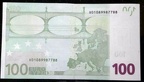 100 euro X01089987788
