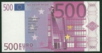 500 euro 013345678900v