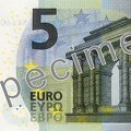 ECB 5 Euro Specimen Front with Lagarde signature