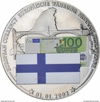 100 euro commemorative 236 001 01 01 2002