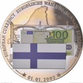 100 euro commemorative 574 001 01 01 2002