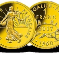 1 franc or 1960 2017