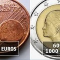 2 euro 1 cent fautee