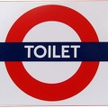 plaque toilet type underground londres