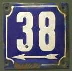 plaque 038 101