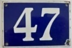 plaque 047 025