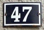 plaque 047 231