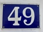 plaque 049 031