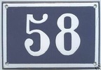 plaque 058 004