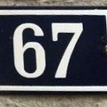 plaque 067 231