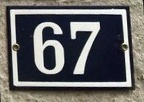 plaque 067 231