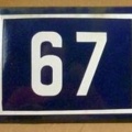 plaque 067 232