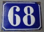 plaque 068 008