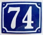 plaque 074 007