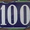 plaque 100 003