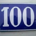 plaque 100 004