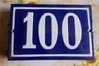 plaque 100 020