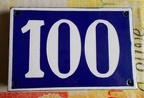 plaque 100 021