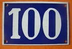 plaque 100 023