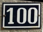 plaque 100 231