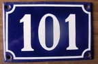 plaque 101 002