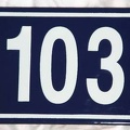 plaque 103 001