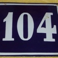 plaque 104 001