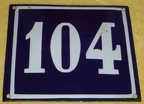 plaque 104 001