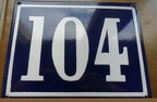 plaque 104 006