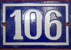 plaque 106 001