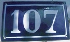 plaque 107 003