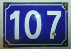 plaque 107 007