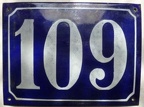 plaque 109 001
