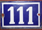 plaque 111 001