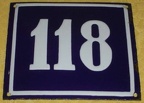 plaque 118 002