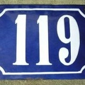 plaque 119 001
