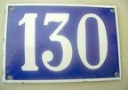 plaque 130 001