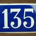plaque 135 001