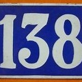 plaque 138 004