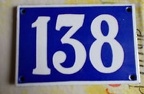 plaque 138 005