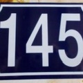 plaque 145 002